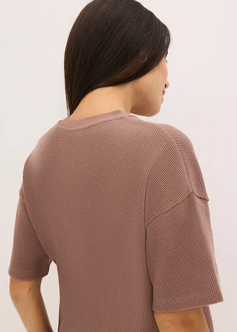 Oversized Loungewear Shorty Hausanzug aus Waffeljersey, bonprix