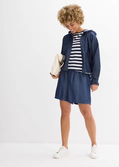 Schlupf-Shorts mit Smockbund, bonprix