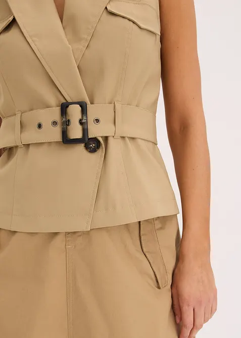 Weste mit Gürtel, bonprix