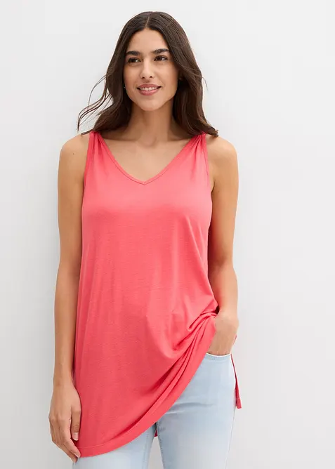 Long-Top aus Viskose-Leinen-Mix, bonprix