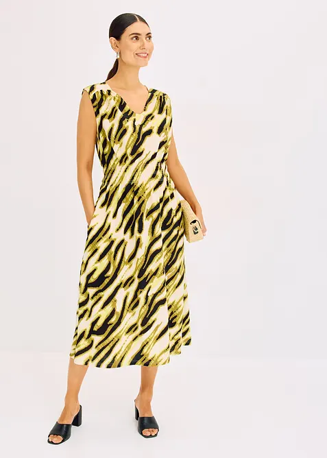 Jerseykleid mit Smock, bonprix