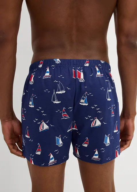 Jersey Boxershorts aus Bio-Baumwolle (3er Pack), bonprix