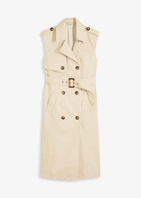 Robe trench avec ceinture (ens. 2 pces), bonprix