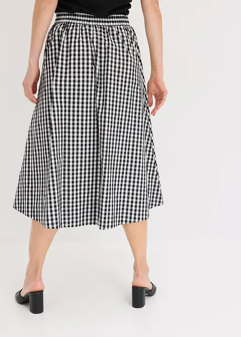 Midirock aus reiner Baumwolle, bonprix