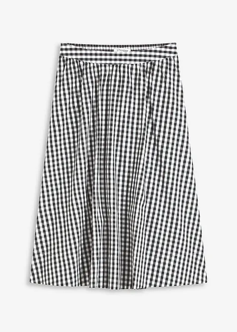 Midirock aus reiner Baumwolle, bonprix