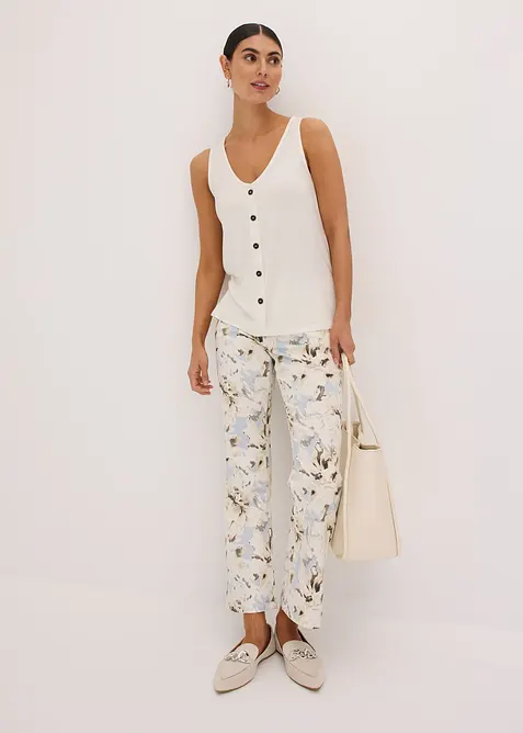 Top boutonné, bonprix