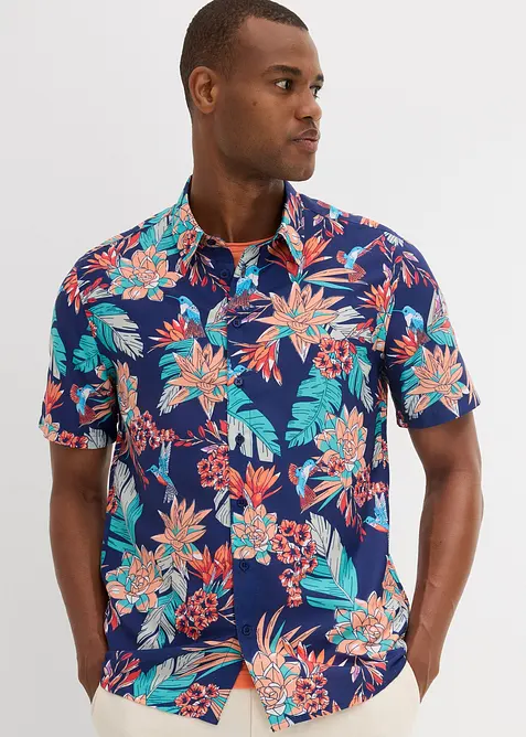 Chemise manches courtes en viscose, bonprix