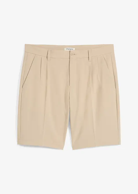 Bermuda chino à pinces, Regular, bonprix