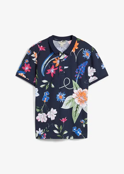 Piqu&eacute; Poloshirt aus reiner Baumwolle, bonprix