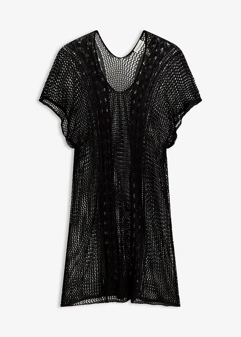 Robe de plage en viscose aspect crochet, bonprix