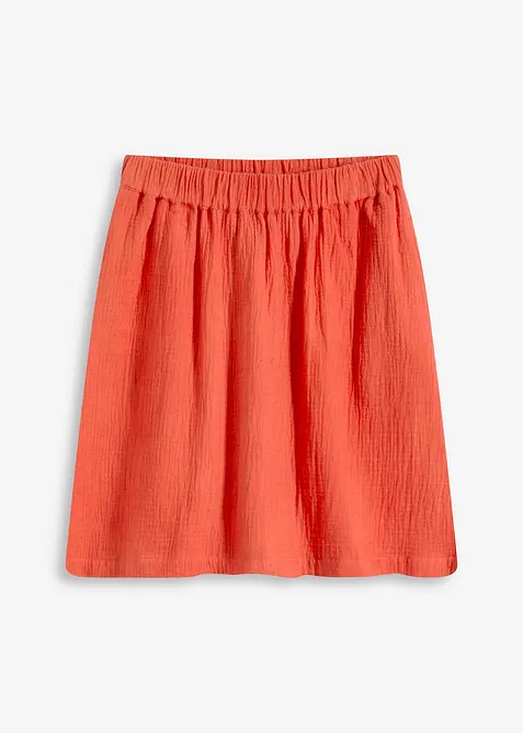 Jupe de plage en gaze de coton, bonprix