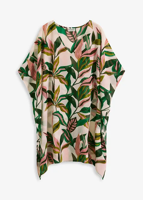 Tunique de plage en crêpe, bonprix