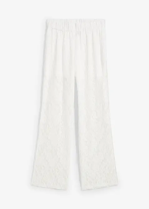 Schlupfhose mit Spitze, bonprix