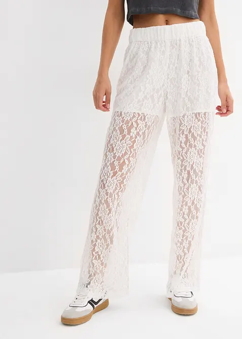 Schlupfhose mit Spitze, bonprix