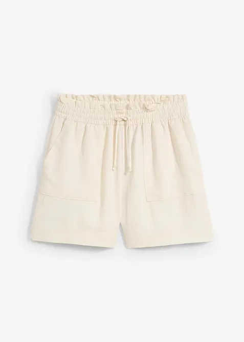 Paperbag-Shorts aus fließendem Lyocell-Mix, bonprix