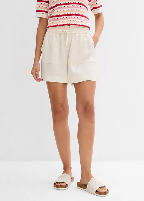 Paperbag-Shorts aus fließendem Lyocell-Mix, bonprix