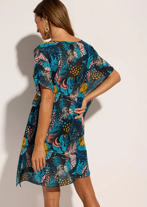 Tunique de plage en crêpe, bonprix