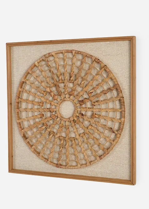 Wanddeko mit Rattangeflecht, bonprix