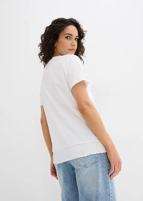 T-shirt en coton, bonprix