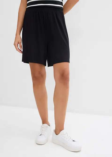 Short à taille élastiquée en viscose douce et extensible, bonprix