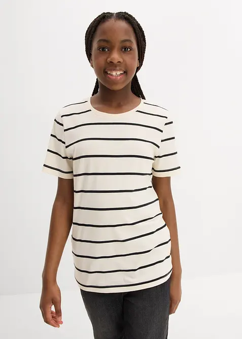 T-Shirt aus reiner Bio-Baumwolle (2er Pack), bonprix