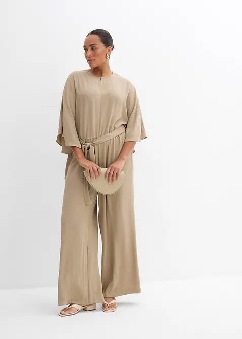 Jumpsuit mit Bindeband, bonprix