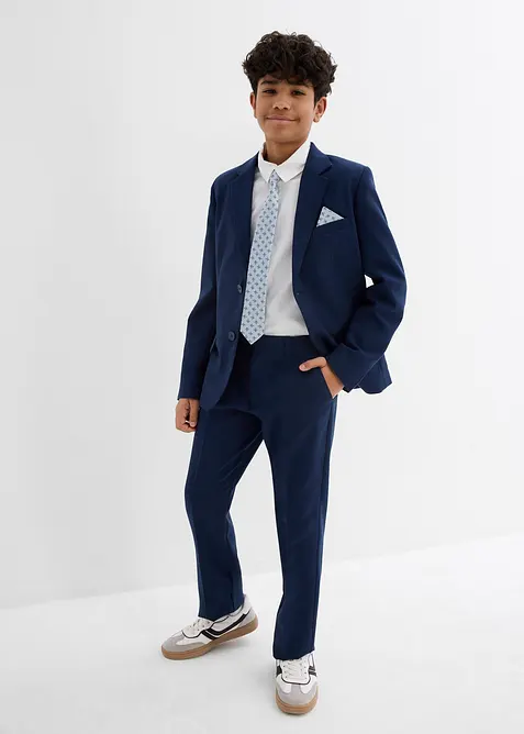 Anzug + Hemd + Krawatte (4-tlg. Set), bonprix