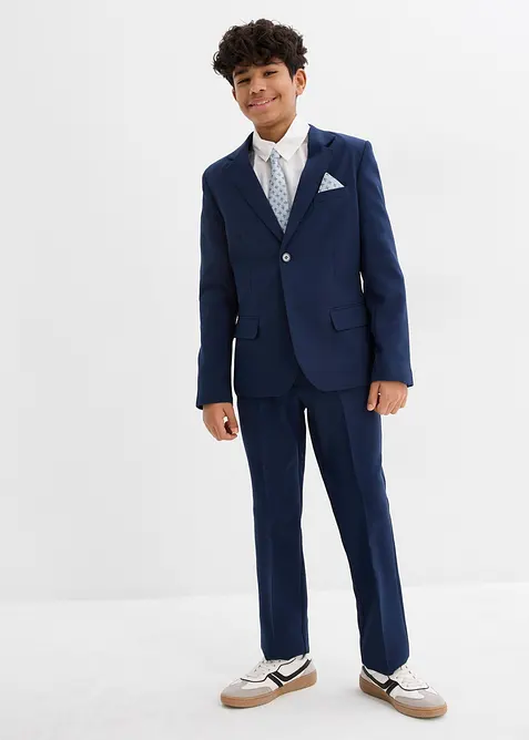 Anzug + Hemd + Krawatte (4-tlg. Set), bonprix