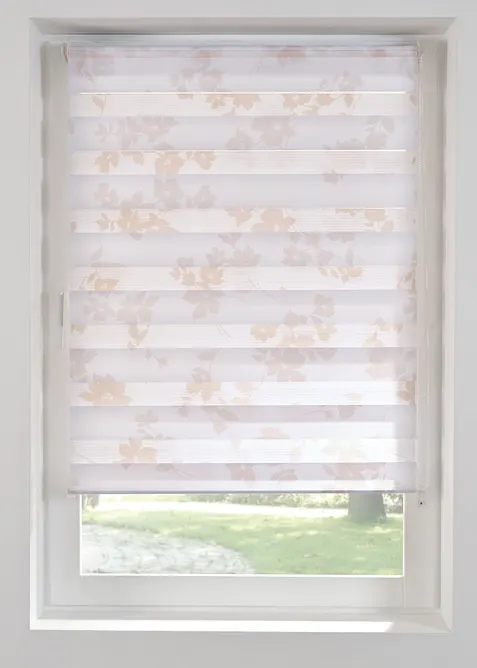 Doppelrollo mit Blumen Druck, bonprix