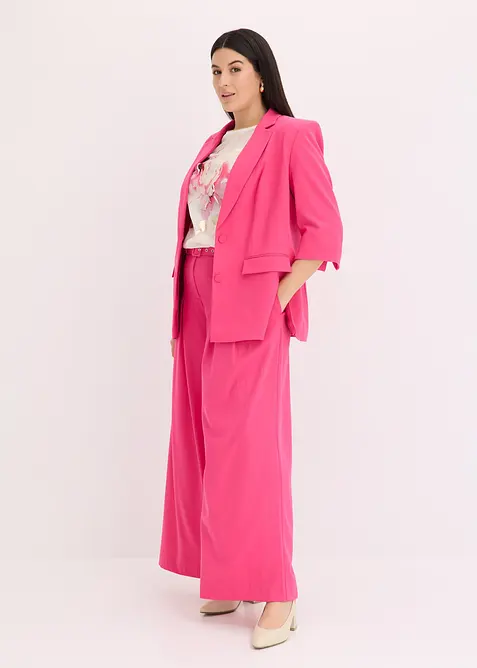 T-shirt à empiècement tissé, bonprix