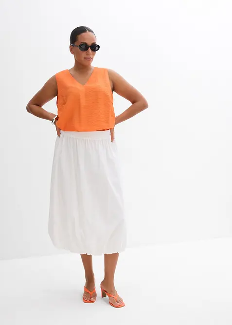 Ballonrock aus reiner Baumwolle, bonprix