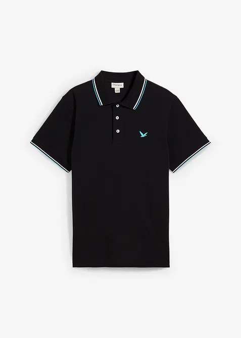 Piqué-Poloshirt aus reiner Bio-Baumwolle, bonprix