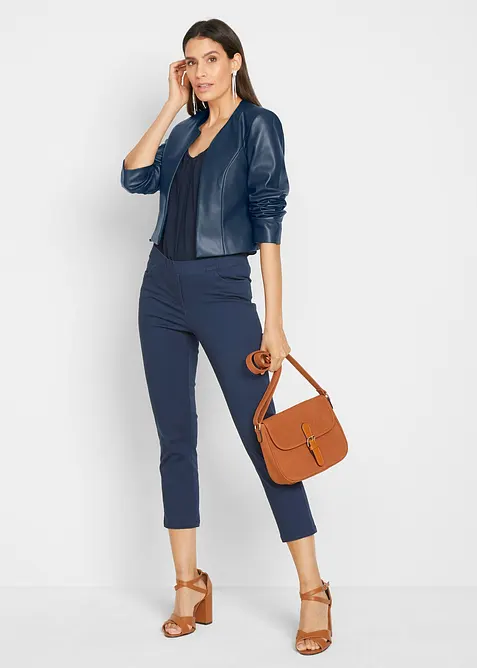 Pantalon 7/8 à taille élastiquée, bonprix