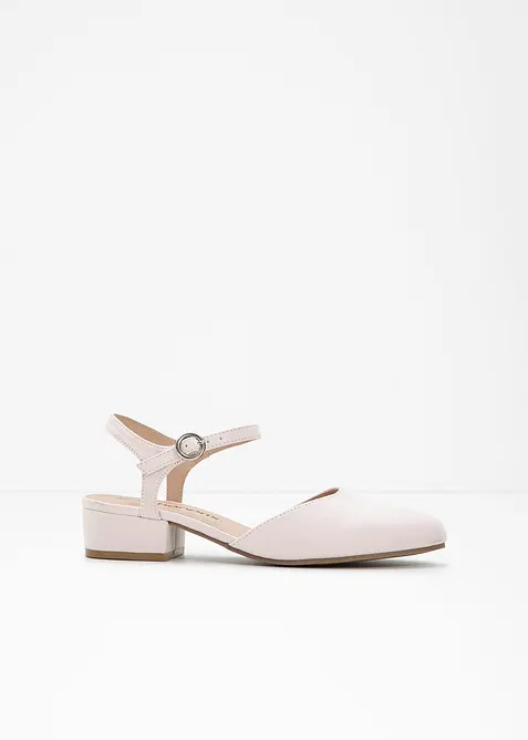 Escarpins slingback &agrave; talon bas, bonprix