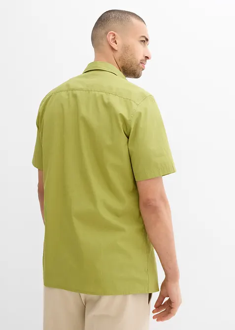 Kurzarmhemd aus reiner Baumwolle, bonprix