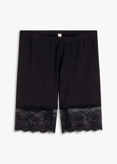 Cycliste anti-frottement en polyamide rafraîchissant avec jambe en dentelle, bonprix