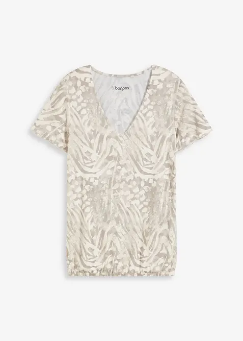 T-shirt &agrave; base &eacute;lastiqu&eacute;e, bonprix