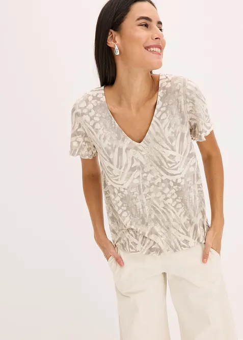 Shirt mit Gummibund, bonprix