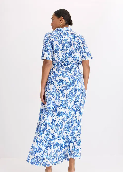 Robe longue et imprim&eacute;e en viscose fluide, bonprix