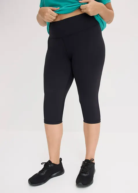 Legging 3/4 de sport ultra-l&eacute;ger &agrave; ceinture &eacute;lastiqu&eacute;e, bonprix
