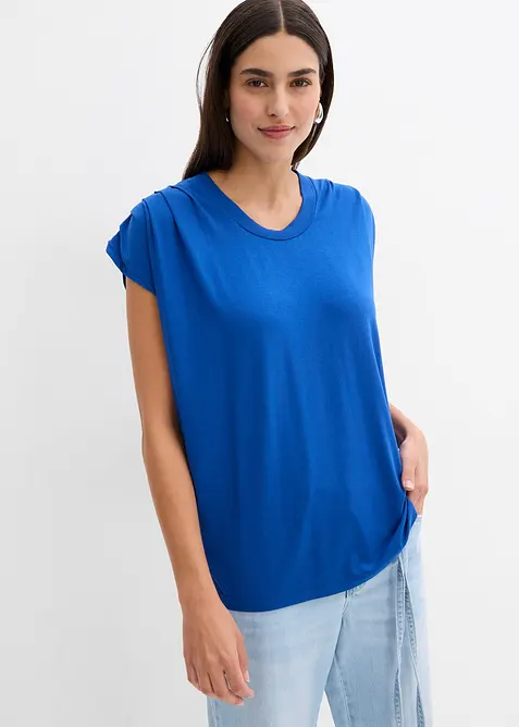 T-shirt fluide en viscose mélangée, bonprix