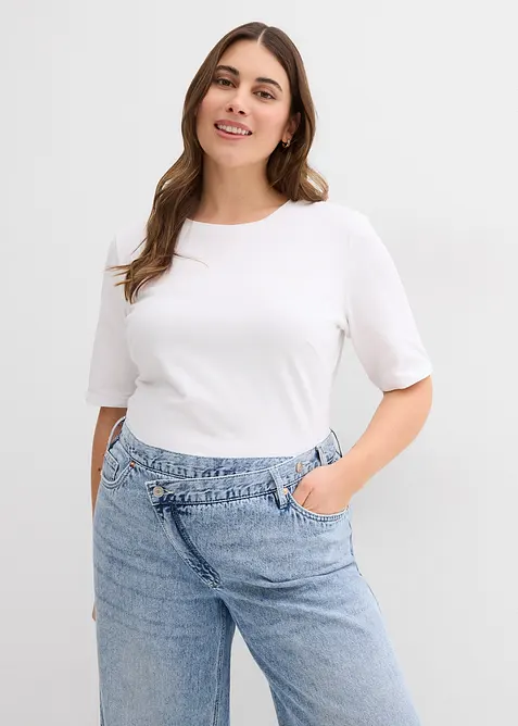 Lot de 2 bodys &agrave; manches courtes, bonprix