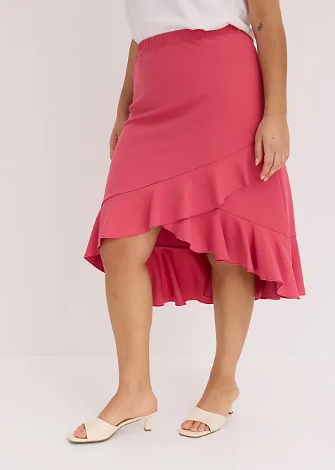 Jupe en jersey &agrave; volants, bonprix