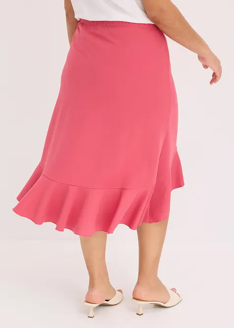 Jupe en jersey &agrave; volants, bonprix