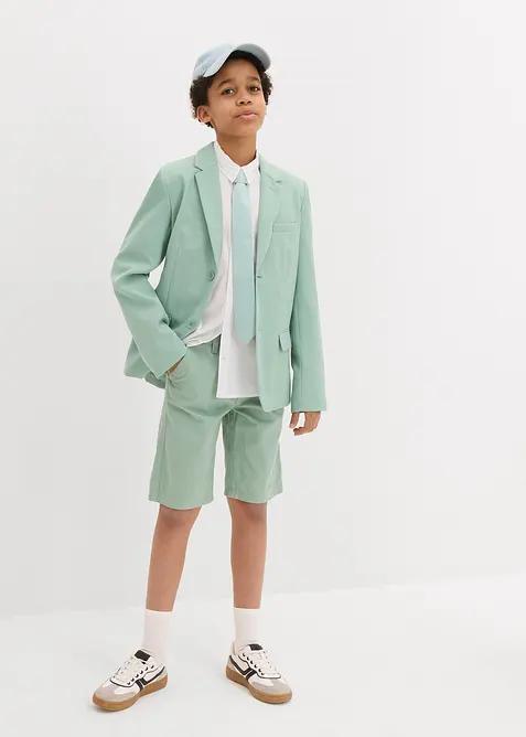 Chino-Bermuda aus reiner Baumwolle mit verstellbarem Bund, Regular Fit, bonprix