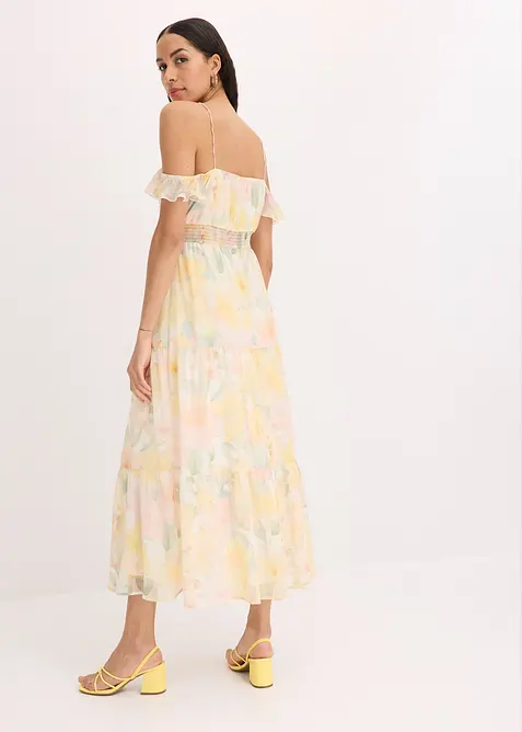 Robe longue imprimée, bonprix