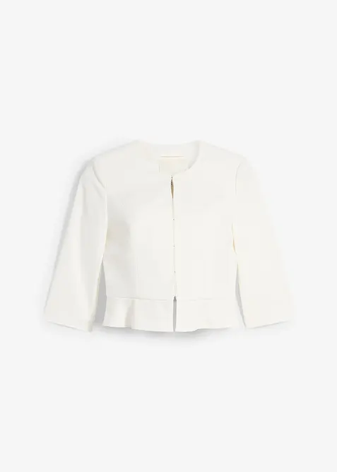 Blazer de grossesse court en satin, bonprix