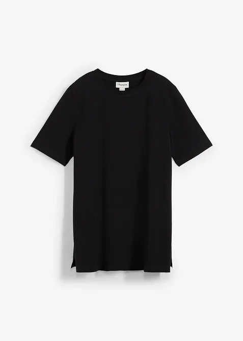 2-in-1 Umstands- und Stillshirt aus Bio-Baumwolle mit Seitenschlitzen, bonprix