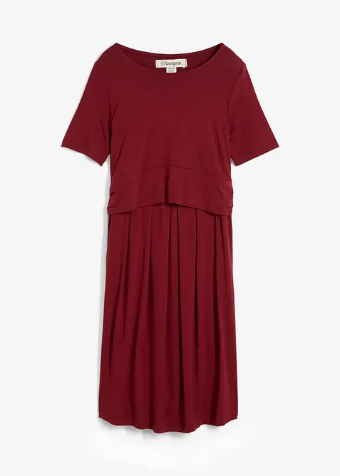 Robe de grossesse 2en1 en viscose, fonction allaitement discr&egrave;te, bonprix