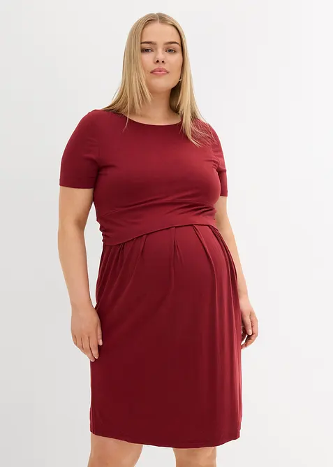 Robe de grossesse 2en1 en viscose, fonction allaitement discr&egrave;te, bonprix